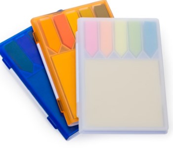 Bloco de anotações plástico personalizado
