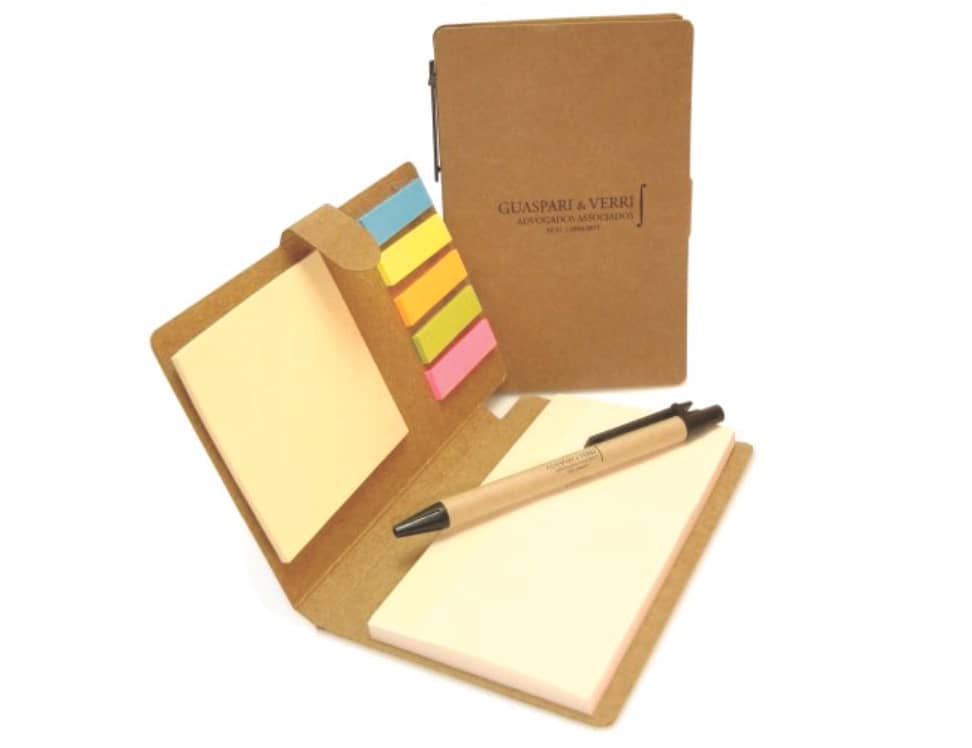 Bloco de Notas Papelão Reciclado Personalizado