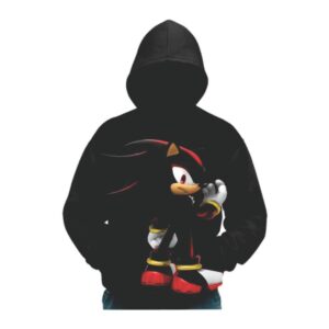 Blusa Moletom Flanelado Sonic Shadow Infantil