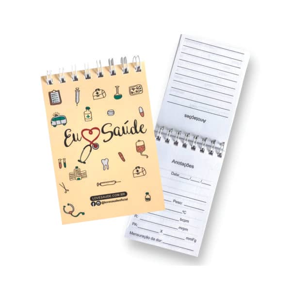 Caderneta Anotações para Bolso Personalizada