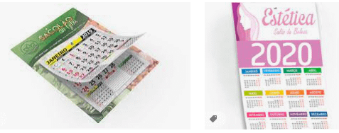 Calendário de parede personalizado