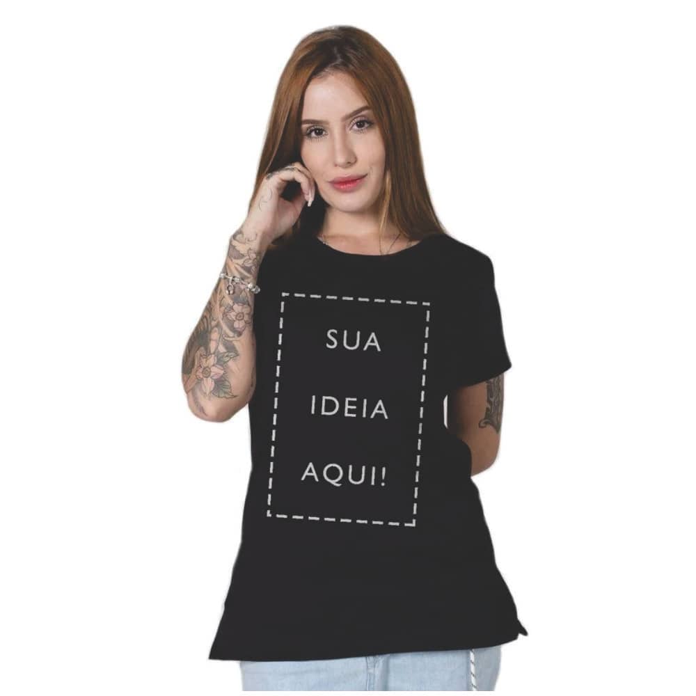 Camiseta Personalizada Feminina preço