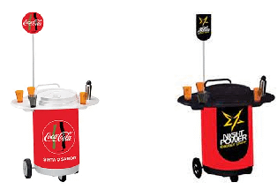 Carrinho Cooler Testeira e Balão