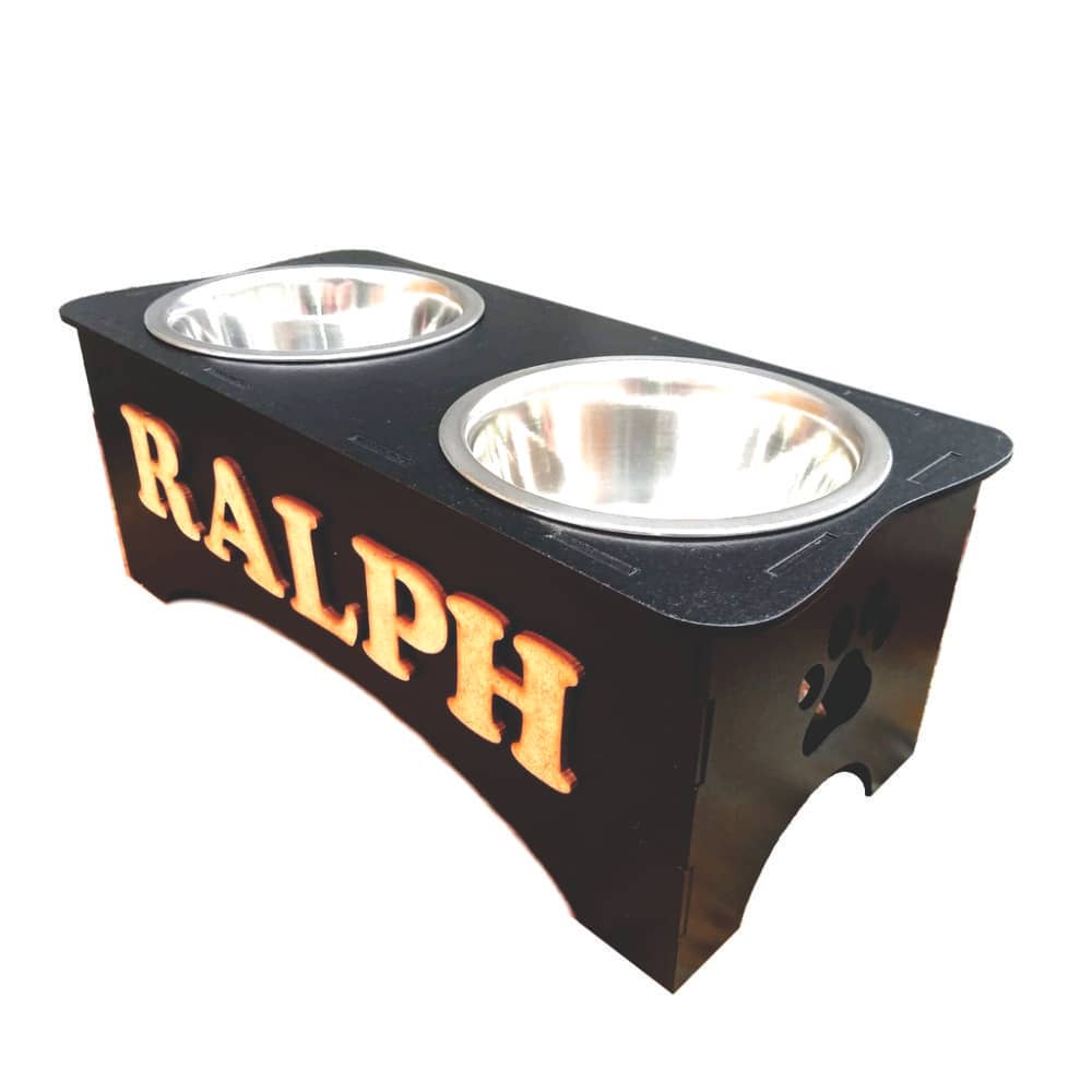 Comedouro Duplo Personalizado Cachorro