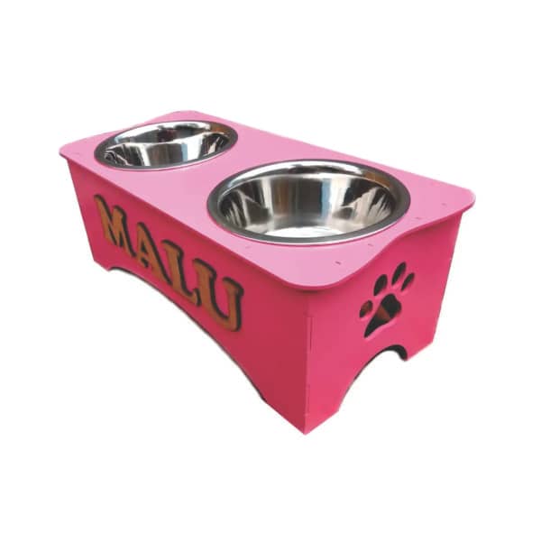 Comedouro Duplo Personalizado Cachorro