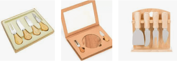 Conjunto Personalizado de Facas para Queijo
