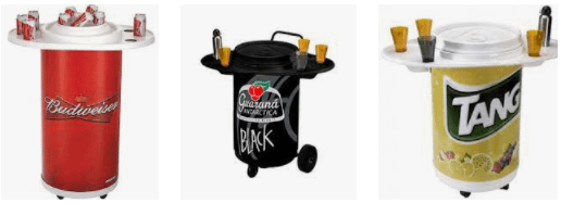 Carrinho Cooler Balcão Personalizado