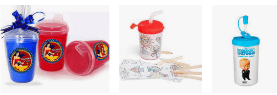 Copo Infantil com Tampa Personalizado