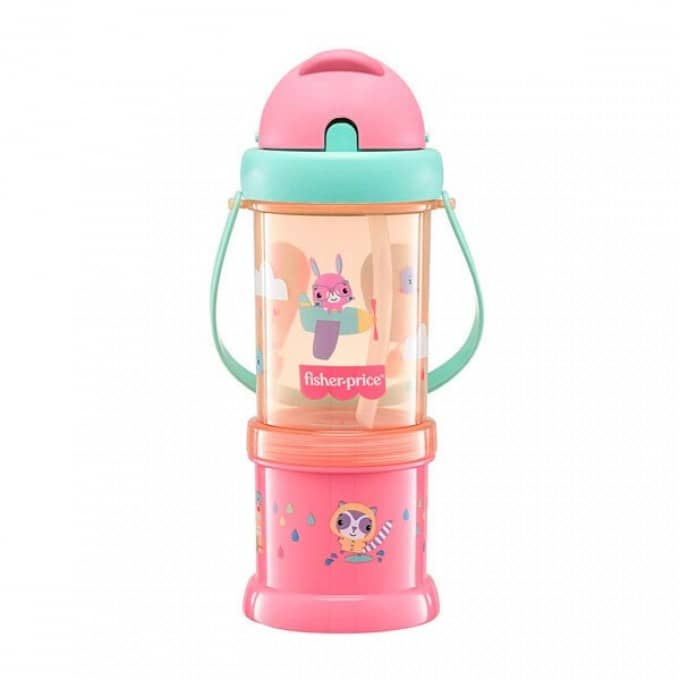 Copo com canudo infantil