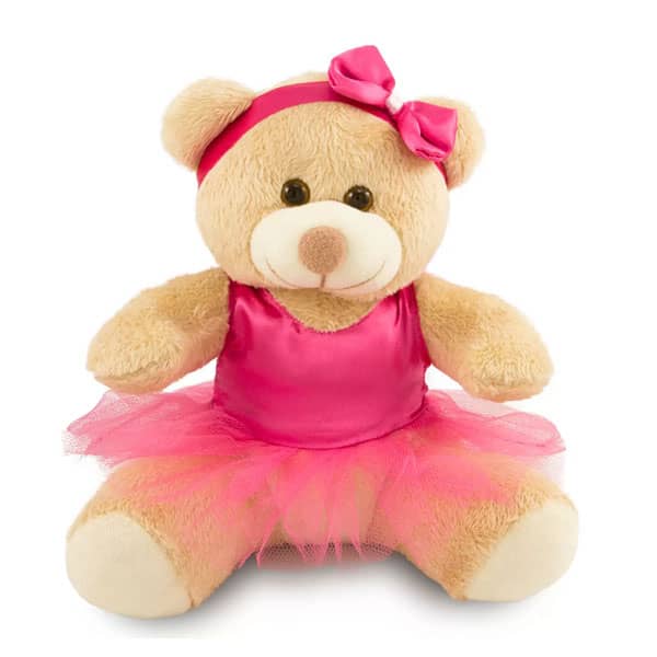 Mascote de Pelúcia Urso Bailarina