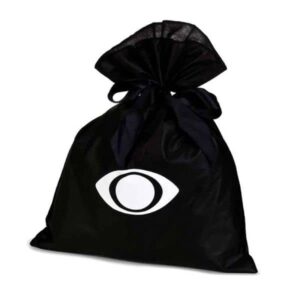 Saco De TNT Com Fita Preto Personalizado Em Silk