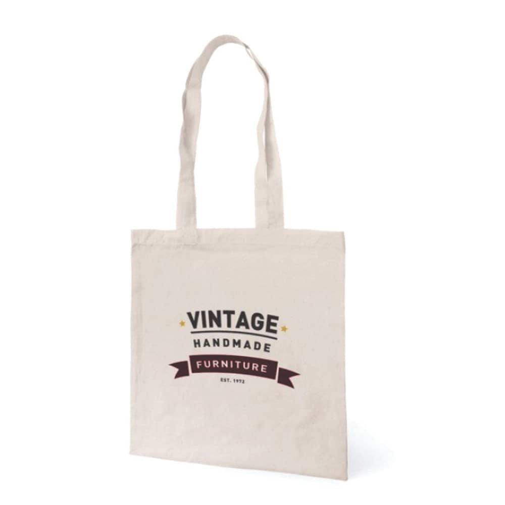 Sacola de Algodão com Alças Costuradas