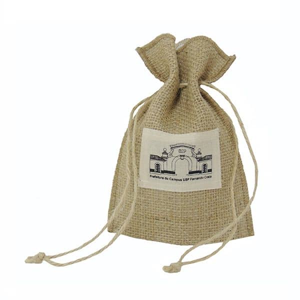 Saquinho De juta 13 x 18