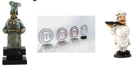 Troféu Cozinheiro Personalizado