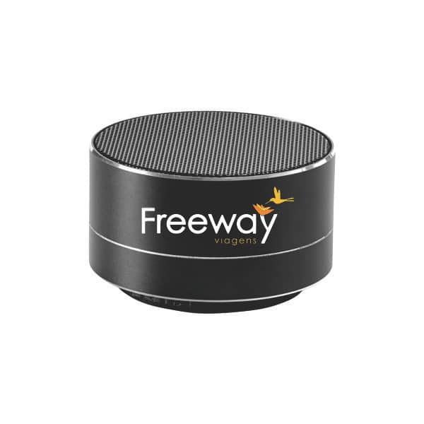 Caixa de som com microfone personalizada