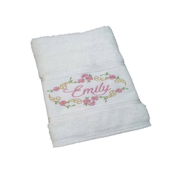 Toalha de Banho Bordada Personalizada